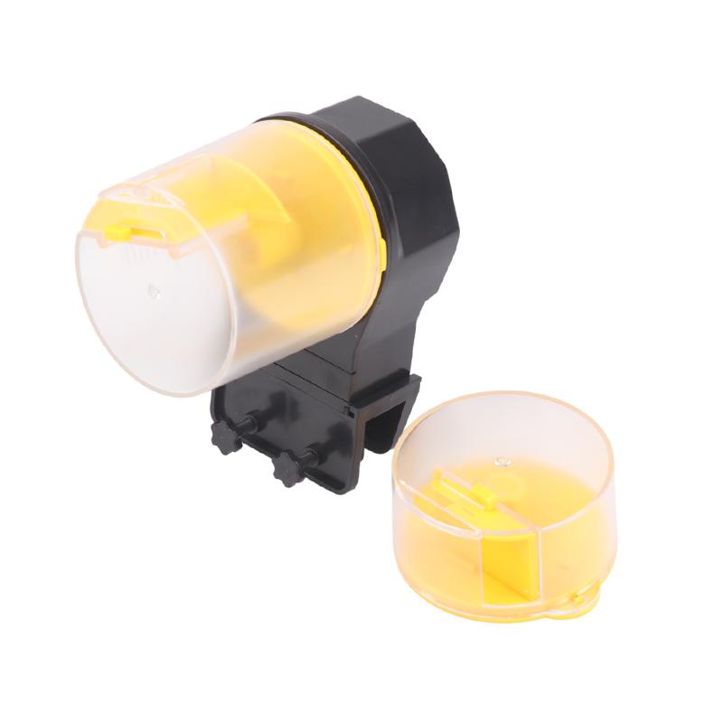 Programmable Automatic Fish Feeder for Aquarium Adjustable Feeding Times for Turtle Fish and Betta Tank Convenience