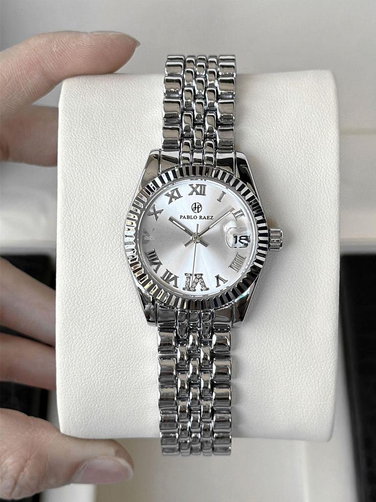 2024 Fashionable Women's Non-Fading Stainless Steel Chain Watch