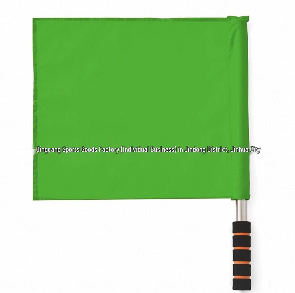 Schiedsrichter-Signalflaggen: Start, Seitenlinie, Hand, Befehl, Logo