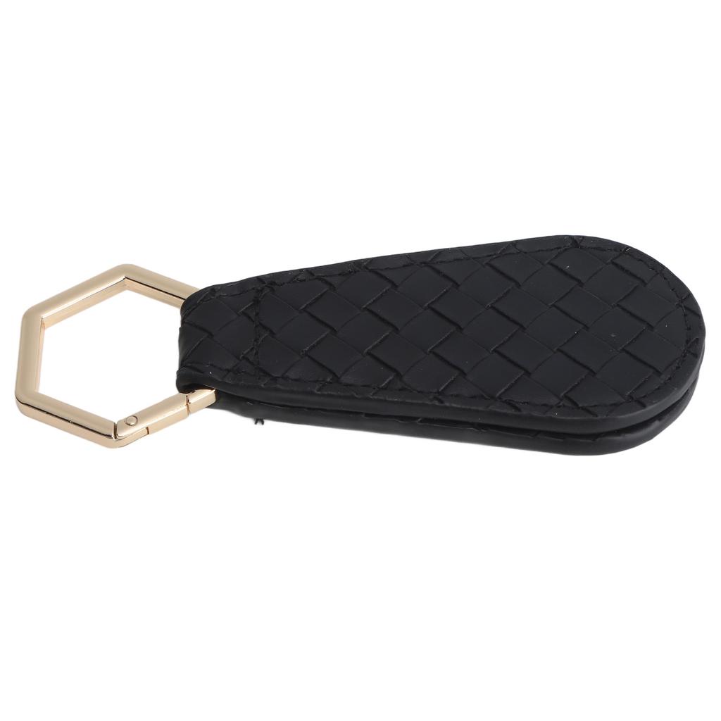 Magnetic Hat Clip Long Water Drop Shape PU Leather Hat Clip for Travel On Bag Women Men