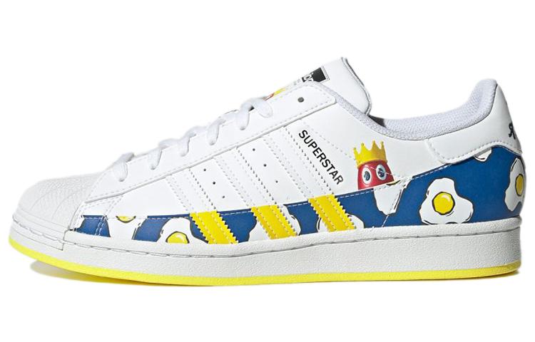 Суперзвезда Филип Колберт x Суперзвезда Adidas Originals Спасите Лобстера - Жареные Яйца GX7997 43⅓