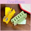 Charming Cartoon Cheese Hair Claw Clip In Soft Colors Ideal For Cute And Sweet Hairstyles For Women