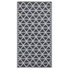 Outdoor Rug ARAKIL Black 160x230 cm PP