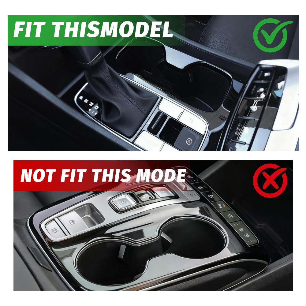 Center Console Decoration Frame Cover Gear Shift Panel Trim for Hyundai Tucson Interior Accessories 2022 2023 2024 (LHD)