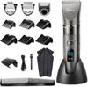 Cordless Electric Hair Trimmer LED Beard Trimmer Grooming Set for and Professional Clipper/Trimmer/Hair - Rechargeable, Washable, Light,