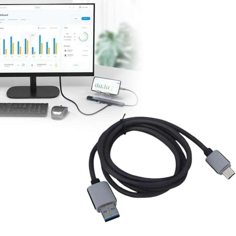 Line Laptop Transmission Data Cable Black Computer Accessories Tools Convenient