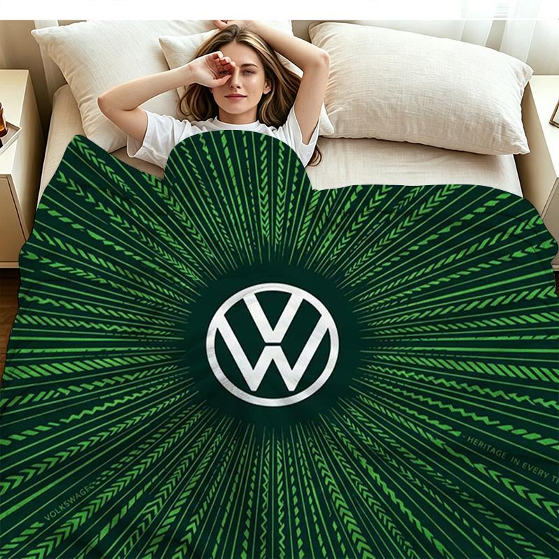VfL Wolfsburg Print Flannel Blanket High Quality Warm Comfortable Cover for All Seasons Perfect for Gifts Home Decor