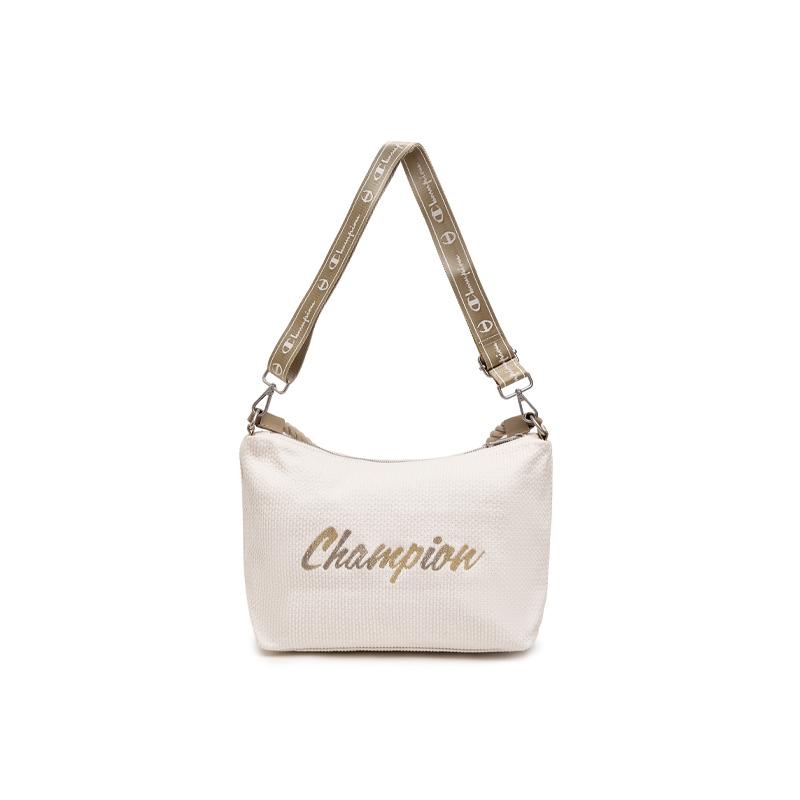 New Champion Fabric Shoulder Bag Regular Unisex Ecru U5BACPU57