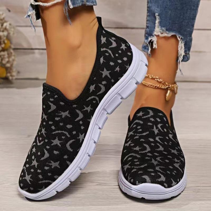 

Модная европейская и американская обувь на плоской подошве 2024 лето новый дизайн чувство дышащая большой размер плоская подошва спортивный стиль повседневная обувь 36