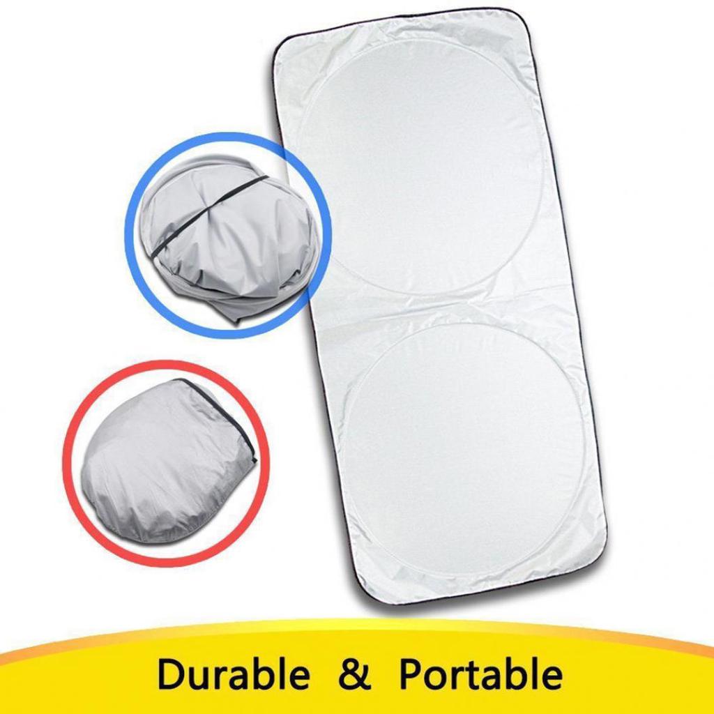Shade Sun Foldable Truck Heat Van Car Front Windshield Visor Cover Protector