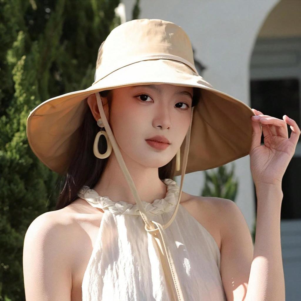Women's Outdoor--Foldable-Hats Wide-Brim Beach Fishing Hat