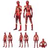 Marvel Steel Spider-man Cosplay Costume Full Body Outfit With Hood