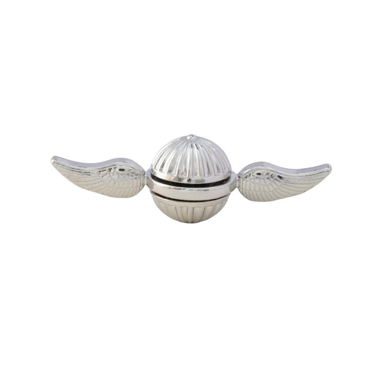 Golden Snitch Fidget Spinner Metal Antistress Hand Fingertip Gyro Rotation Cupid Spinning Top Stress Relief Toys for Kid Adults