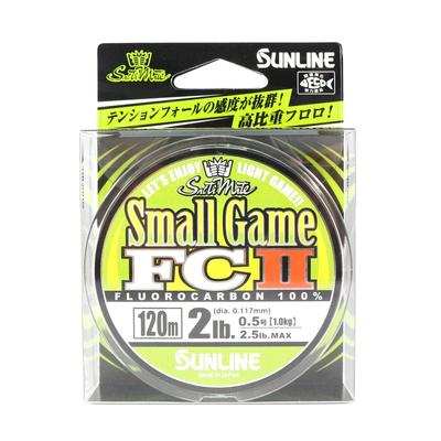 Sunline Fluorocarbon Line Small Game FC II 120m 2lb 0.117mm (5248)