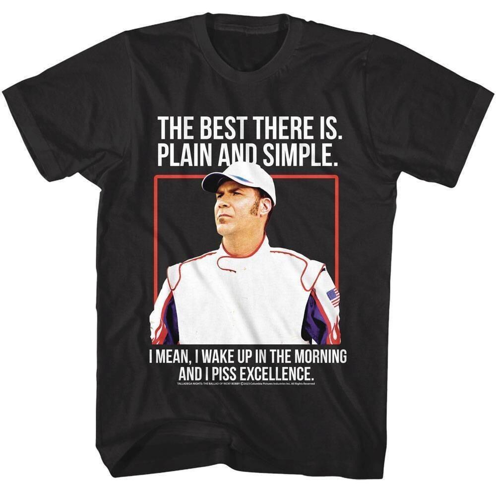Talladega Nights Plain and Simple Men T Shirt L