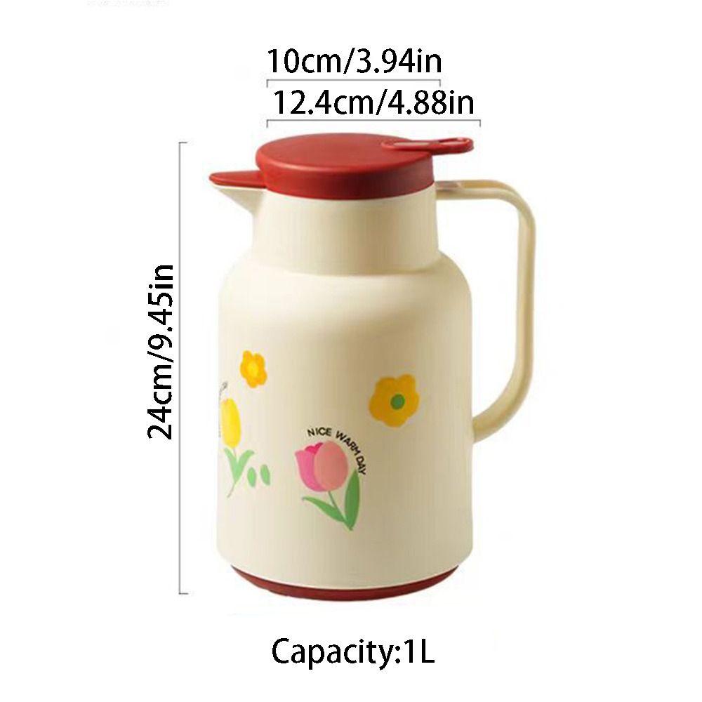 Glass Liner Household Thermos Pot Large Capacity Hot Water Kettle Boiling Water Bottle  Home