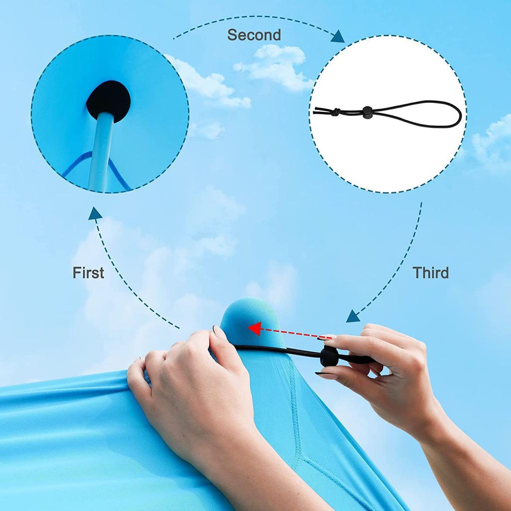 Seaside Beach Canopy, Beach Digging Tent, Sunshade and Sun Protection Tent, Outdoor Park, Fishing and Camping Tent