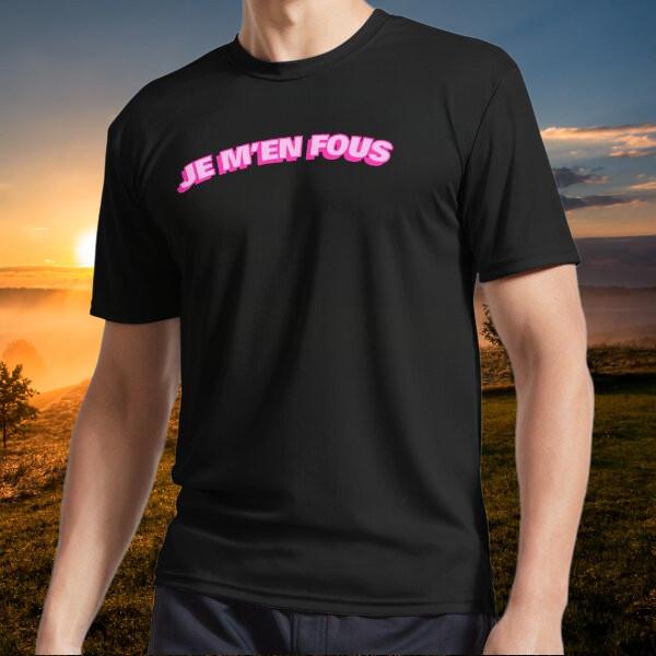 New item je m en fous (pink) Active Logo T-Shirt American XL