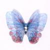 50Pcs 3D Organza Fabric Butterfly Appliques Double-layer Translucent Chiffon Butterfly Embroidered Patches Colorful