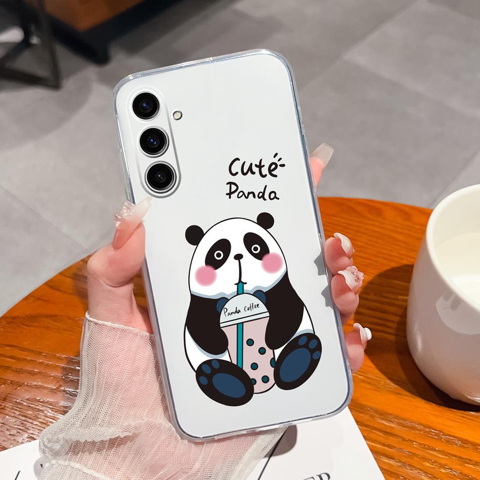 For Samsung Galaxy S24 Plus Ultra Phone Case Creative Soft TPU Silicone Clear Anti Drop Special Back Cover For Samsung S 24 Capa