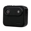 Action Camera With Flip Screen 1080P HD Clear Recording 143  degrees  Wide Angle Anti Shake Portable Travel Camera Black