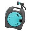 Garden Hose Reel Water Hose Holder Mini Portable Storage Rack with Easy Carry Handle for Outdoor Lake Blue