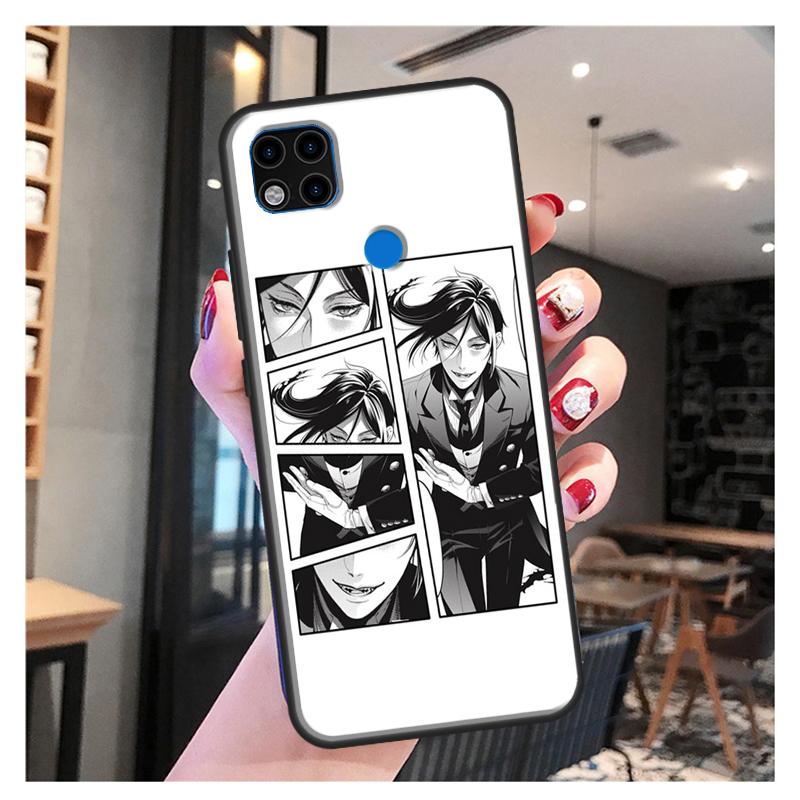 

Чехол Sebastian Black Butler Kuroshitsuji для Xiaomi Redmi Note 10 Pro Note 9 Pro Note 11 Pro 8T 9S 10S 10 9A 9T 9C Redmi 7