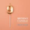 Gold and Silver Number Candles for Birthday Cakes - Pink Exquisite Design