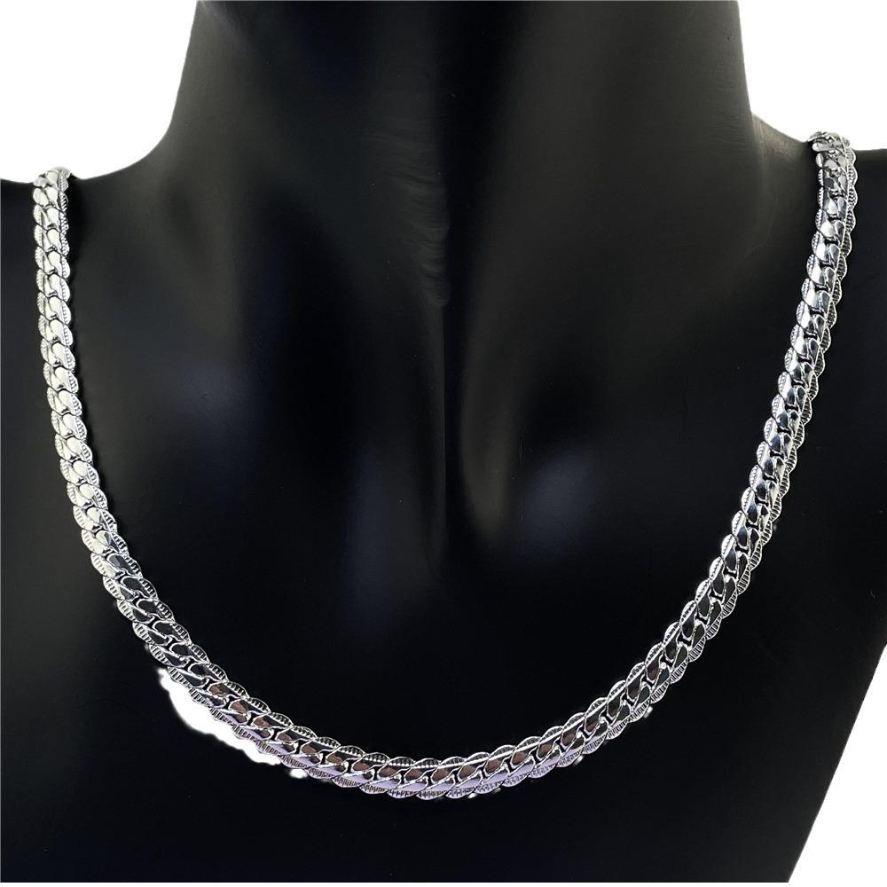16-24 Inch Lace Chain: Exquisite 5MM European & American Jewelry, 925 Silver Plated