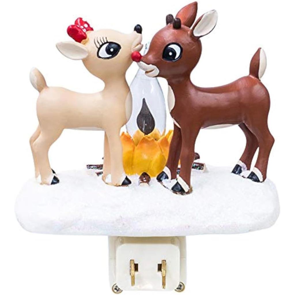 Christmas Flickering Nightlight, Christmas Santa Flickering Night Light, Gnome Flicker Flame Christmas Nightlight