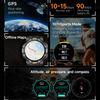 New GPS Outdoor Smartwatch, 1200mAh Battery, Compass, IPX8 Waterproof