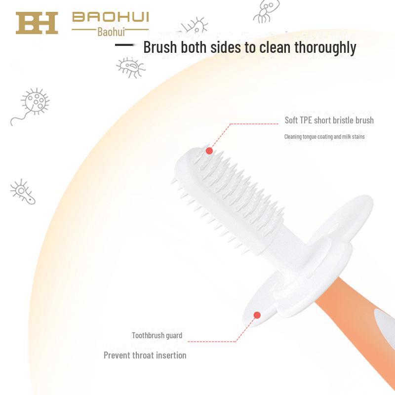 Weiche Latex Baby Elefant Zahnbürste für Jungen und Mädchen, Alter 0-1