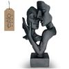 Modern Decorative Figurine - Decorative Sculpture Faces Lovers - FaceS Black