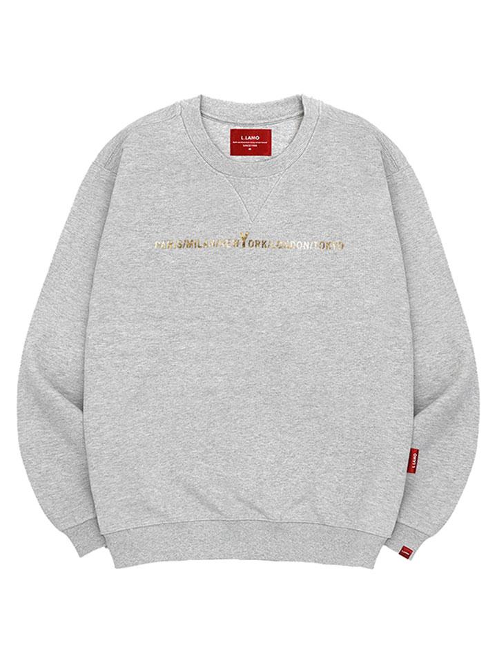 Ellamo Gold City Sweatshirt Unisex Big Size S~4Xl (A Type)