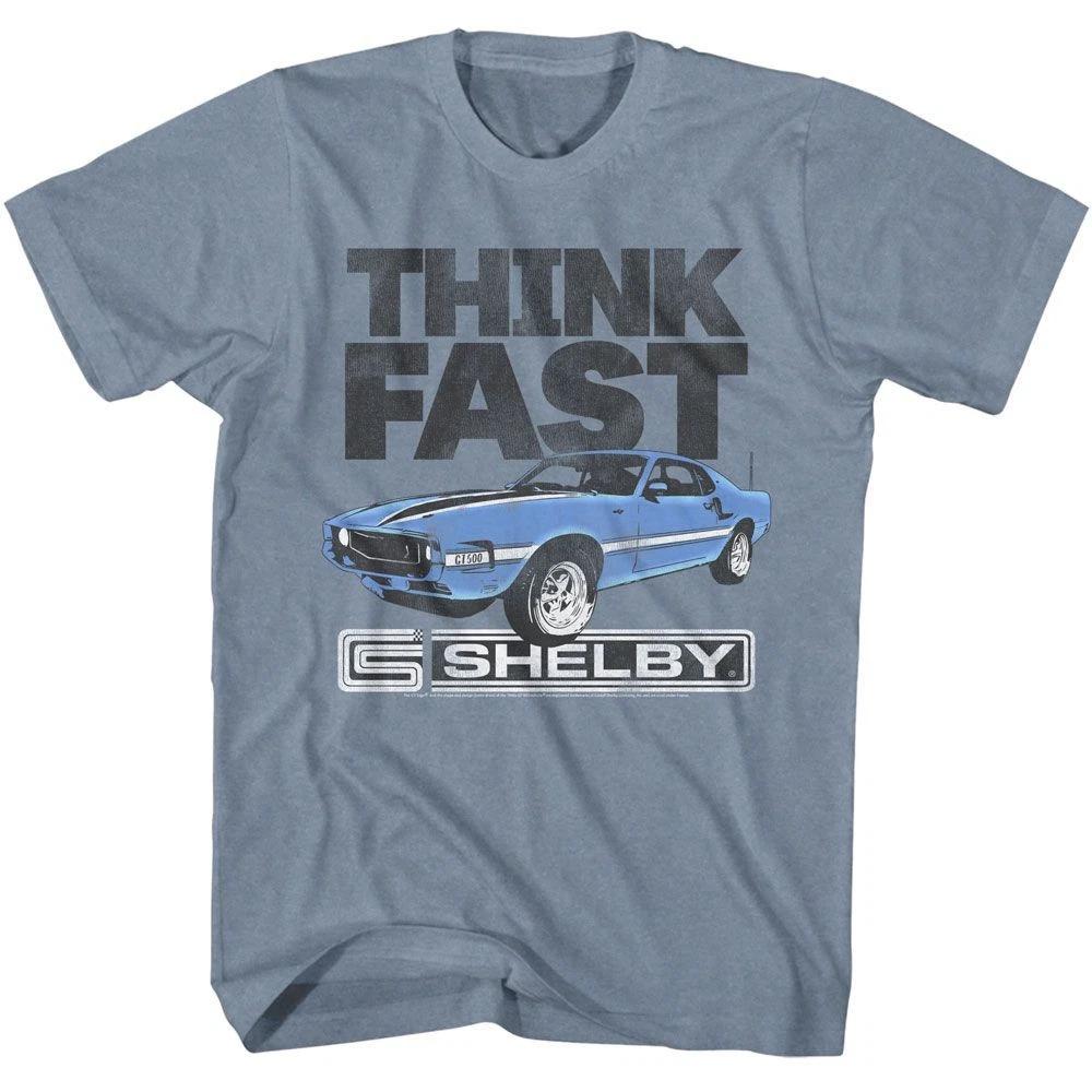 Carroll Shelby Think Fast Indigo Heather Icon  Children s T-shirt 110