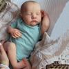 BZDOLL 48cm 19inch Baby Reborn Doll Sleeping with 3D-painting Skin, Hand Drawn and Blood Vessels, Soft vinyl Newborn Girl Art Christmas Birthday Gift