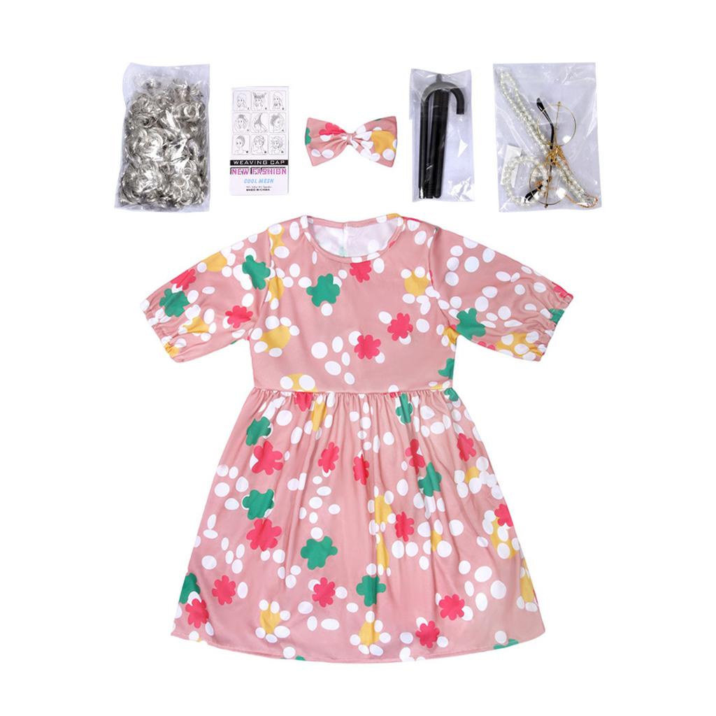 Bai Tian Tian Xue Ri Grandpa Grandma Children's Performance Costume Cosplay Costume World Book Day Performance Costume