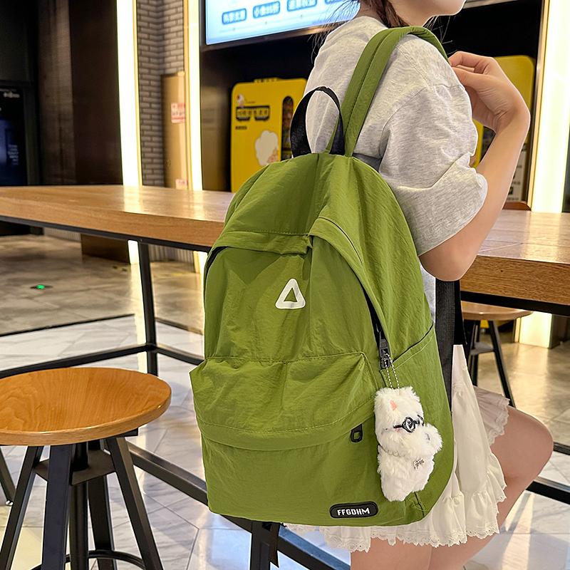 Junior High School Students Lightweight Schoolbag Women's Large Capacity Backpack