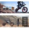 Y66 Off Road Electric Dirt Bike, 1000W Hub Motor 48V30Ah Battery Max 55km/h Hydraulic Brake All Terrain Motorcycle