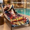 One Piece Custom Name Beach Towel Large Soft Towel for Indoor Bathroom Outdoor Beach
