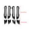 8Pcs Carbon Fiber Texture Door Outside Handle Cover Fit For Honda Civic 2016 2018