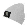 Winter Casual Beanie Hats For Unisex Women Skeleton Playing Skateboard Unisex Adult Cap Warm Daily Knit Hat Skull Caps Black