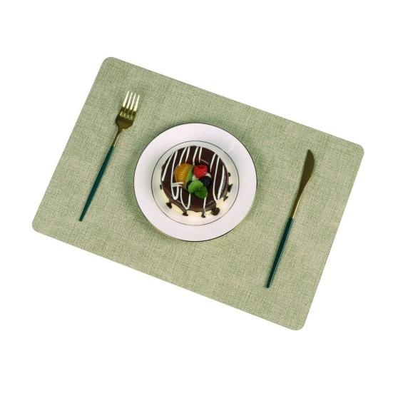 Non-Slip Placemat Heat Resistant Dining Table Mat for Plates Bowls Cups Teapots Reusable Washable Coaster for Kitchen Outdoor Use