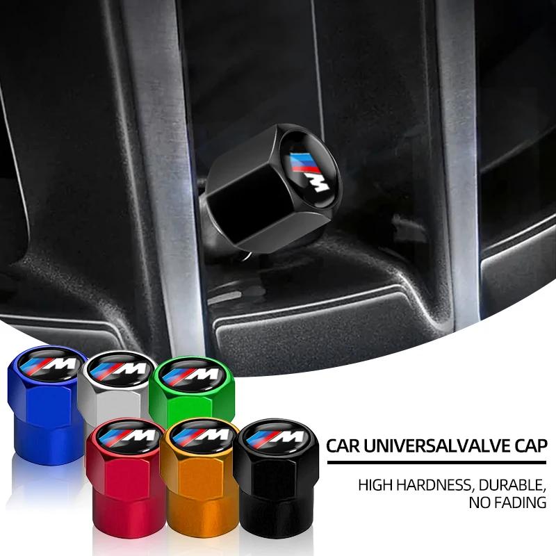 4PCS Car Wheel Stem Valve Caps Alloy Tire Air Covers Car Goods For BMW E60 E46 E39 E38 E90 E36 F30 E30 E31 E34 E70 X1 X5 X3 X6