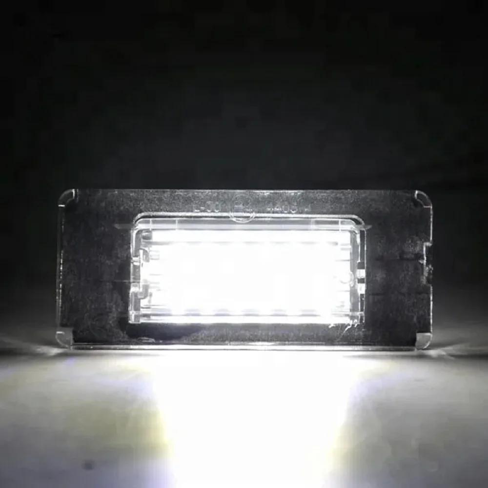 12V 3W For Mini R56 Batchback R57 Convertible R58 Coupe R59 Roadster LED Number License Plate Lamp Lights