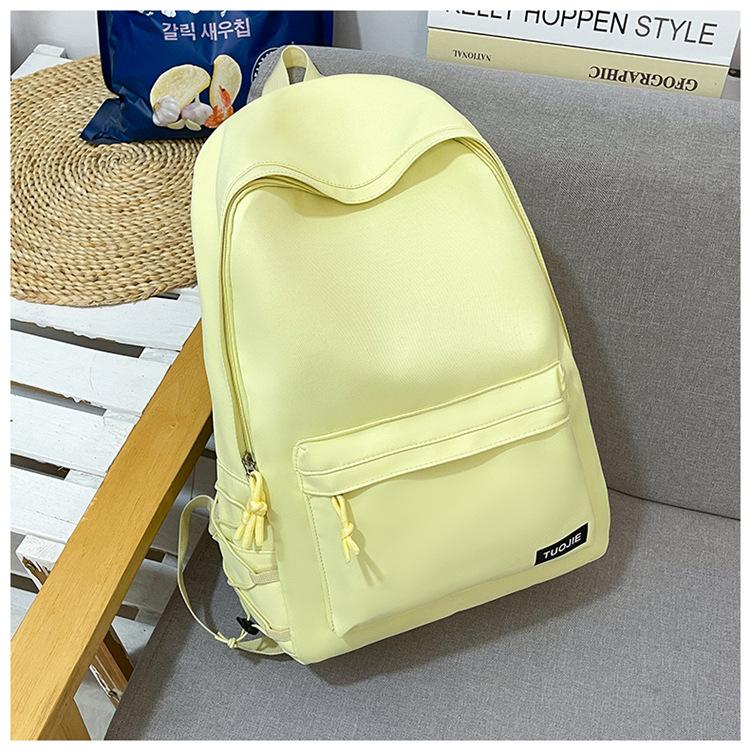 Schoolbag Korean ins new high-value fresh and sweet candy-colored backpack, lightweight and large-capacity backpack for junior and senior high school