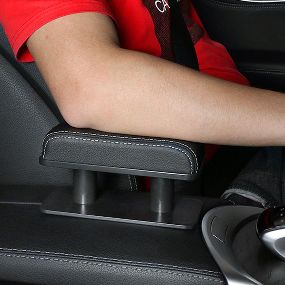 Arm PU Leather Liftable Auto Arm Rest Pad Car Armrest Holder Adjustable Height Left Elbow Rest