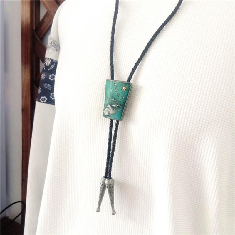 Bolo Styles Tie Western Bolo Tie Unique Bolo Necktie Men's Fashion Accessory for Men's Fashion