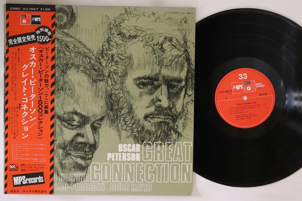 LP Record OSCAR PETERSON - Great Connection ULS1584PPROMO MPS 1975 Japan Obi Jazz Used