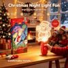 Halloween Lamp LED Glow Sticks with Sound Santa Claus Mini Handheld Night Lights  Christmas Party